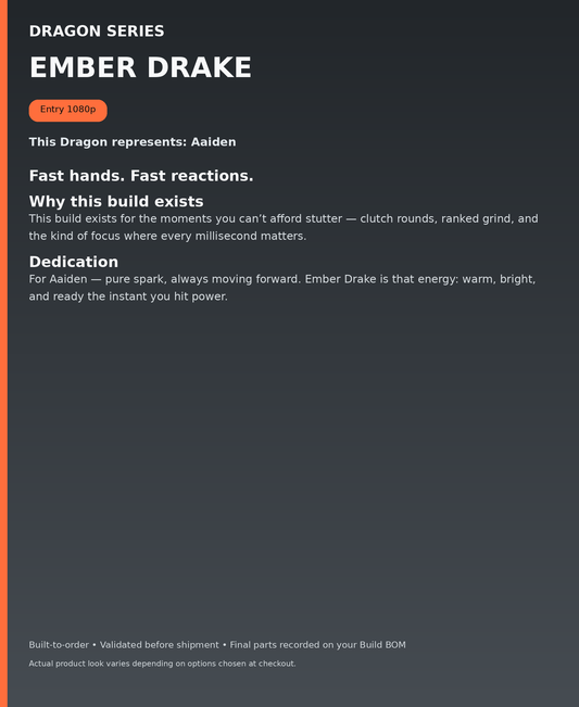 Dragon Series - Ember Drake - dedication